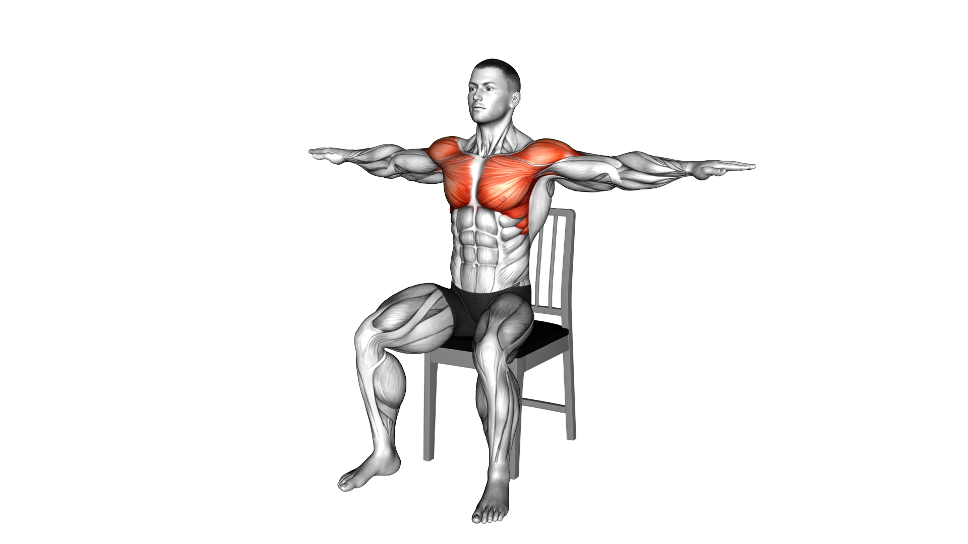 Seated Open Up and Under Swing on a Chair exercise demonstration