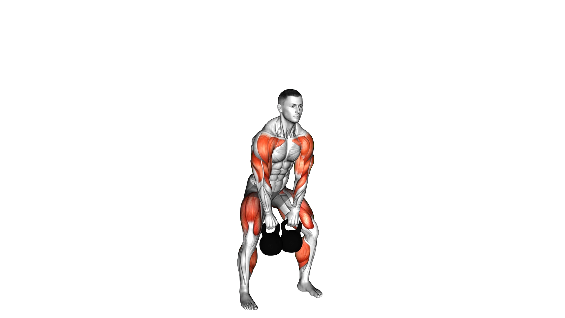 Kettlebell Clean and Push Press exercise demonstration