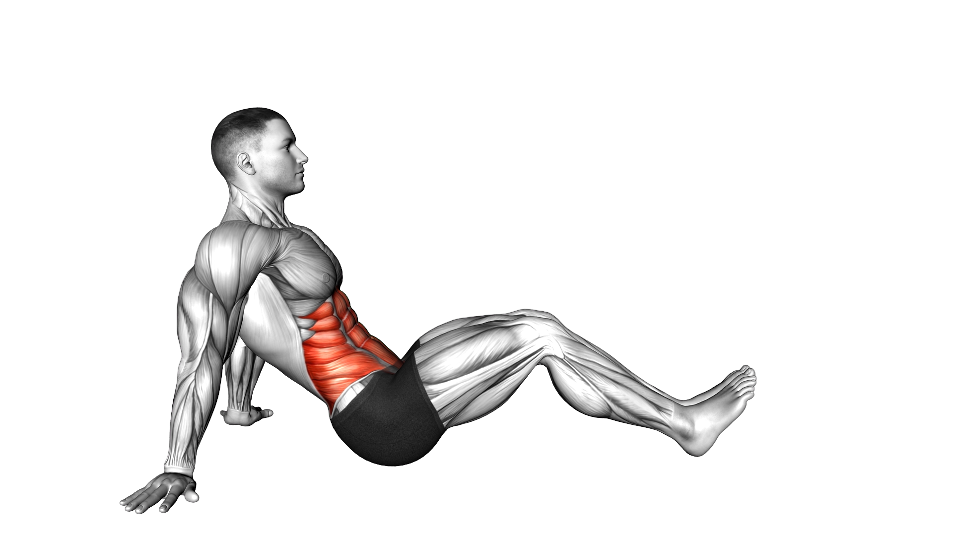 Lean Back Tap Ankle Tap exercise demonstration