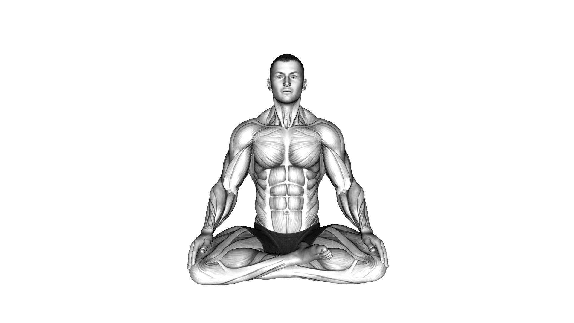 Sitting Lotus Rest Pose exercise demonstration