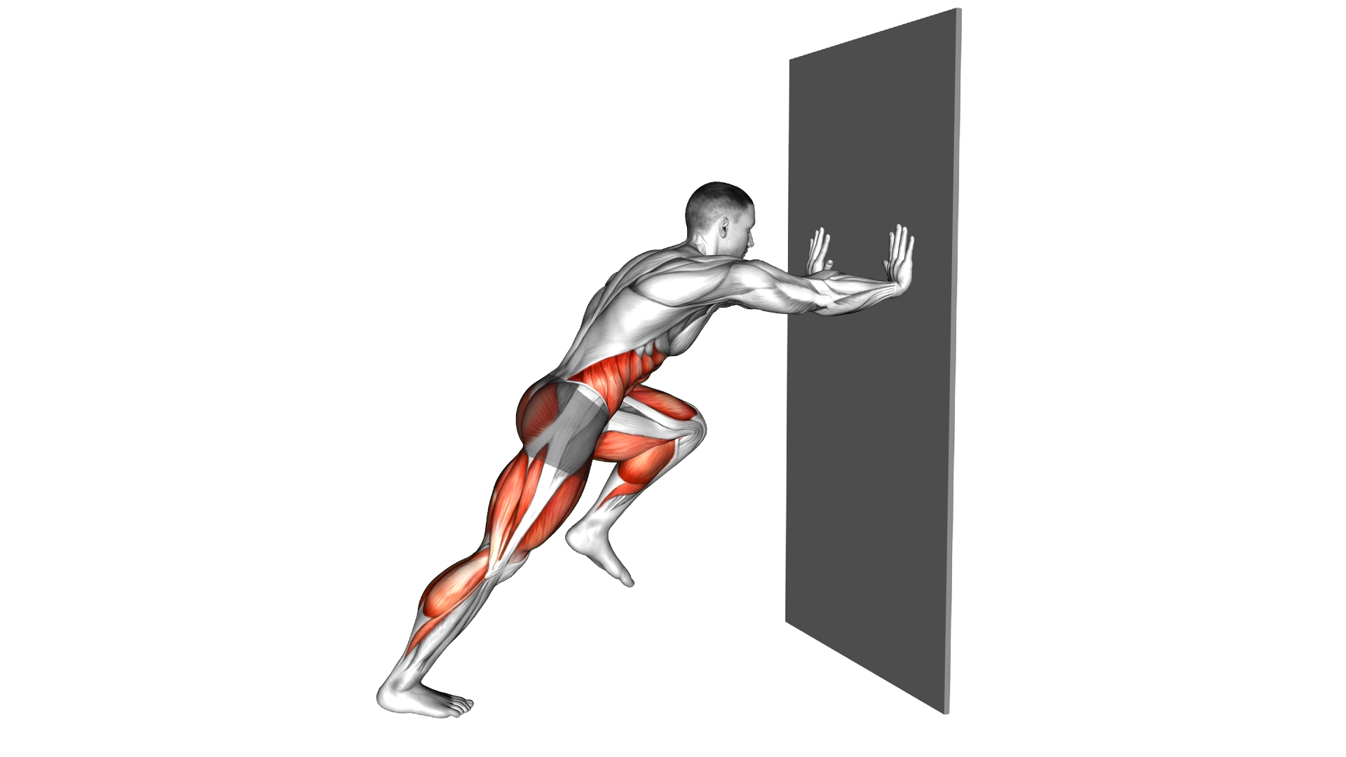 Sprint against Wall exercise demonstration