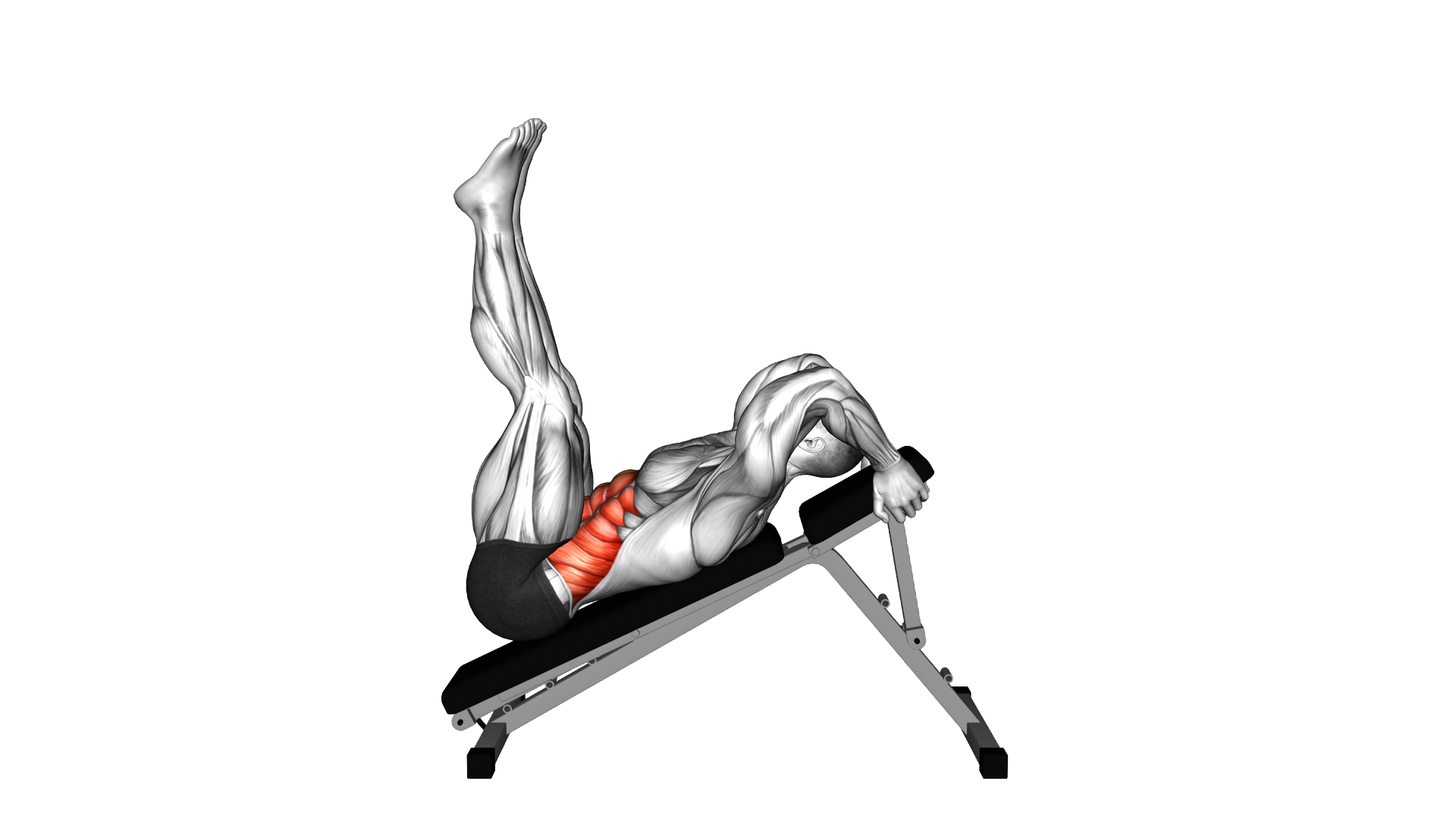 Incline Hip Raise exercise demonstration