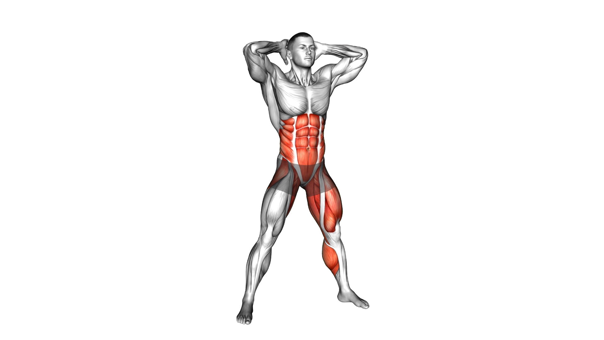 Standing Single Air Bike exercise demonstration