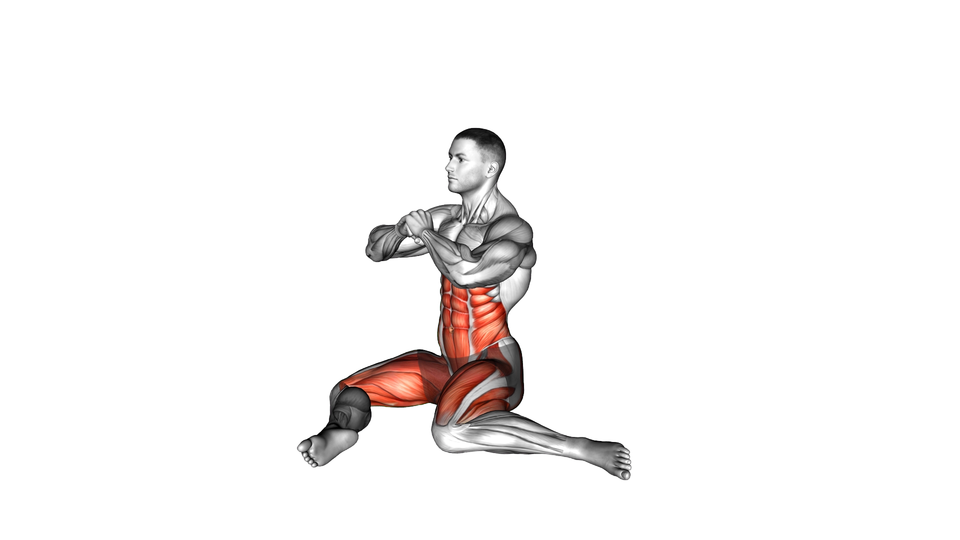 90 to 90 Knee Thrust exercise demonstration