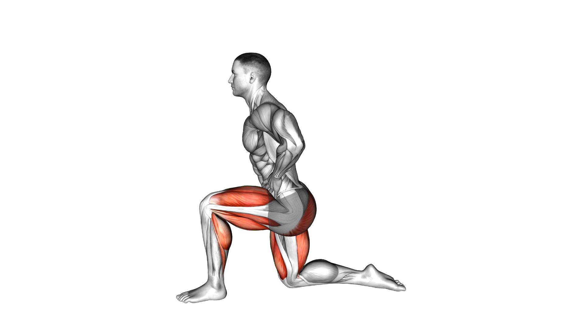 Deep Lunge Dorsi Flexion exercise demonstration