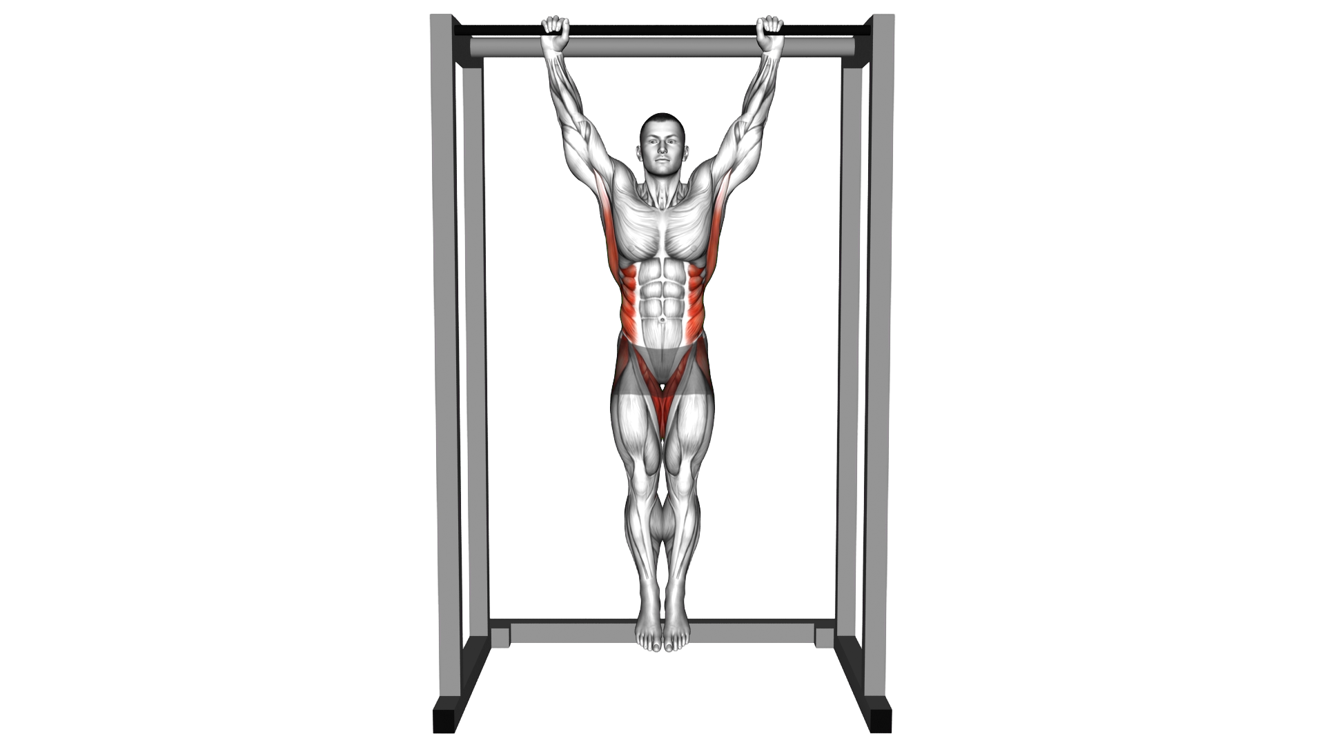 Hanging Side Lean exercise demonstration