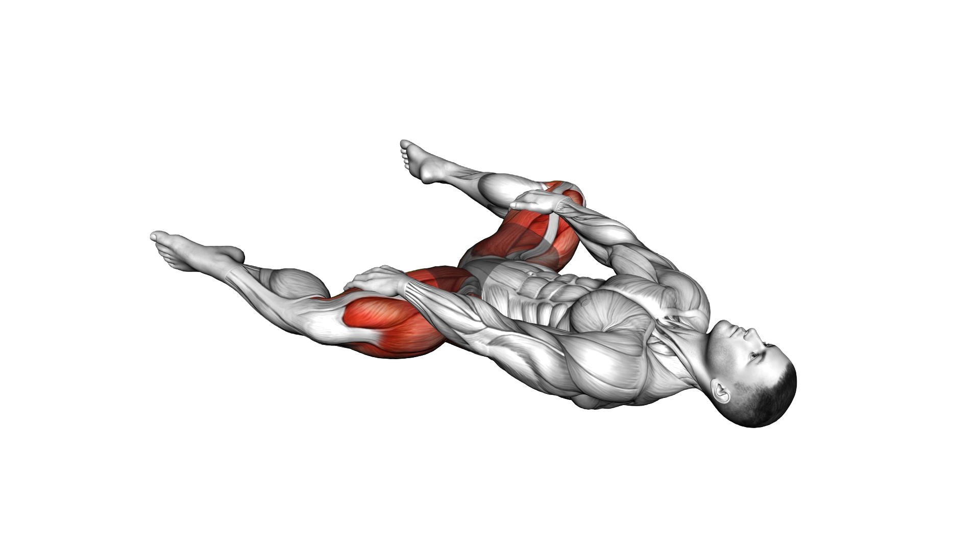 Lying Split Abductor exercise demonstration