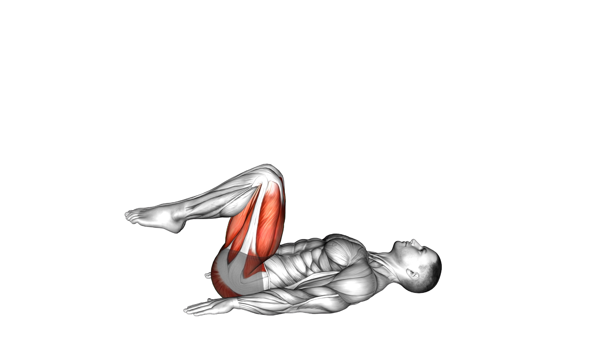 Lying Legs Extension Abduction exercise demonstration
