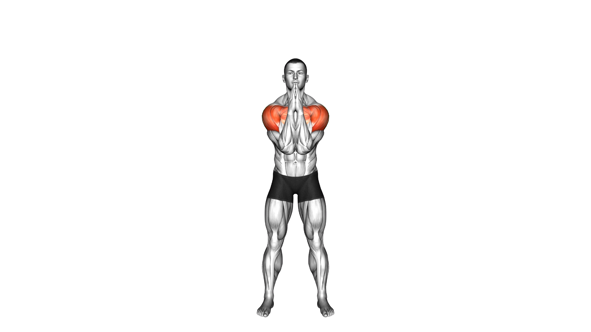 Pulsing Prayer Push exercise demonstration