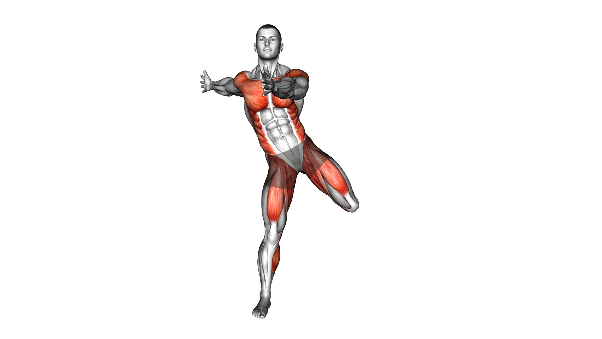 Butt Kick Single Fly exercise demonstration