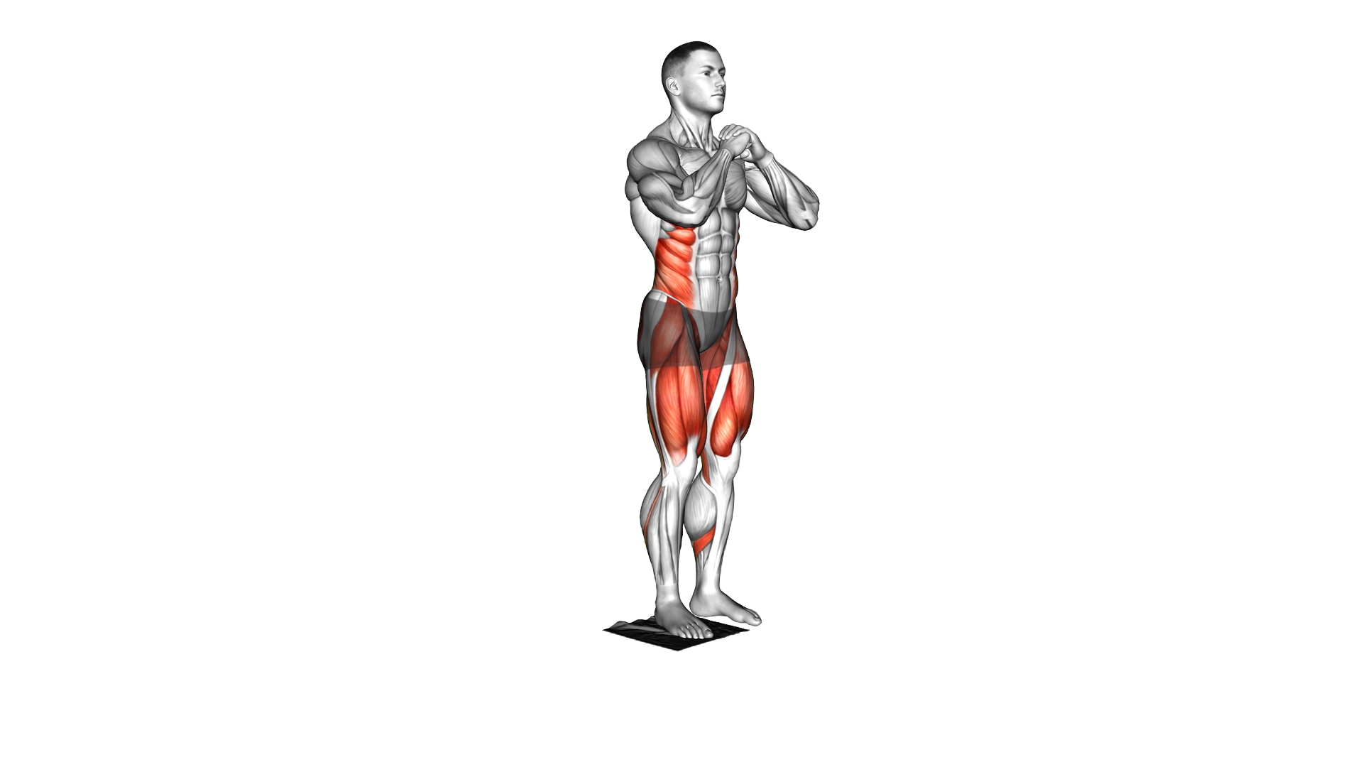 Rear to Side to Forward Lunge with Towel exercise demonstration
