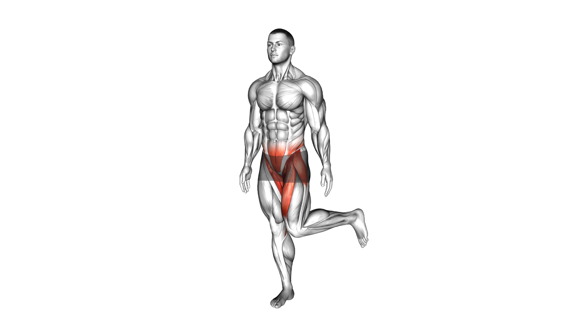 Standing Balance Single Leg Hip Rotation exercise demonstration