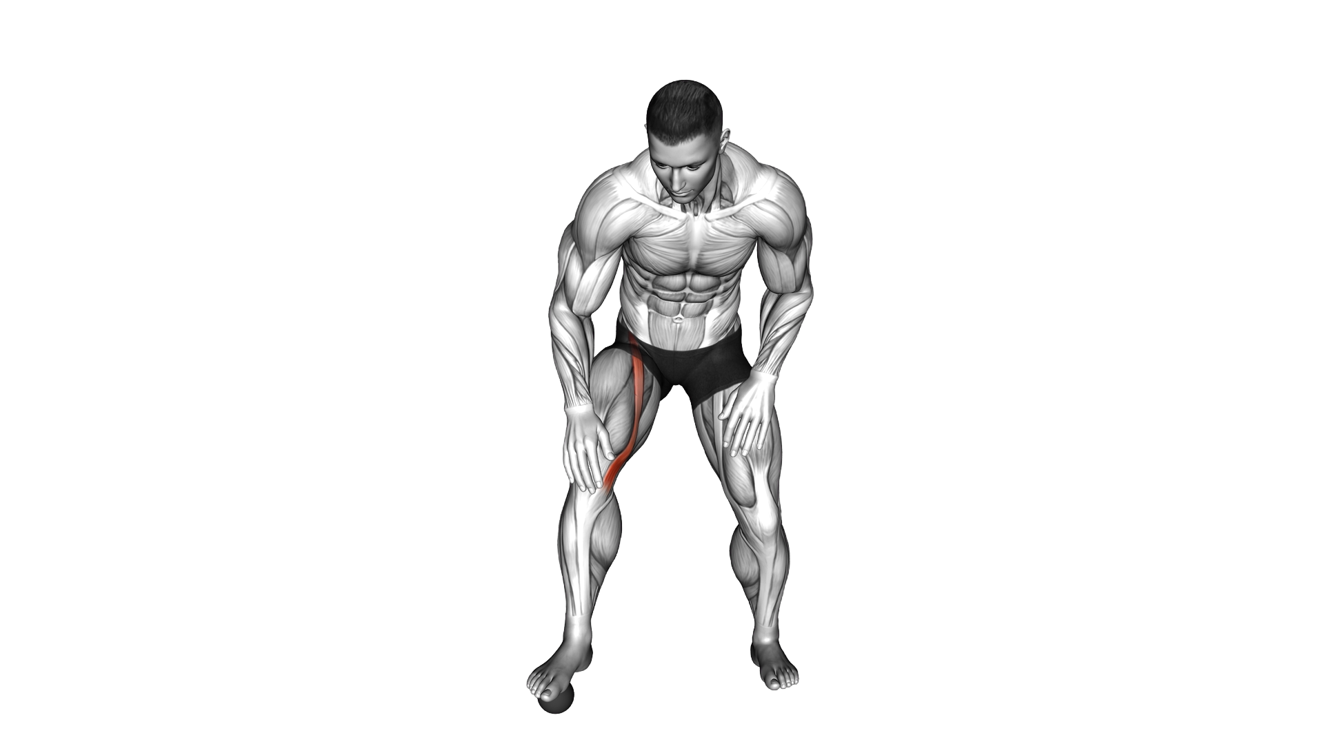 Bent over Foot Tilt exercise demonstration