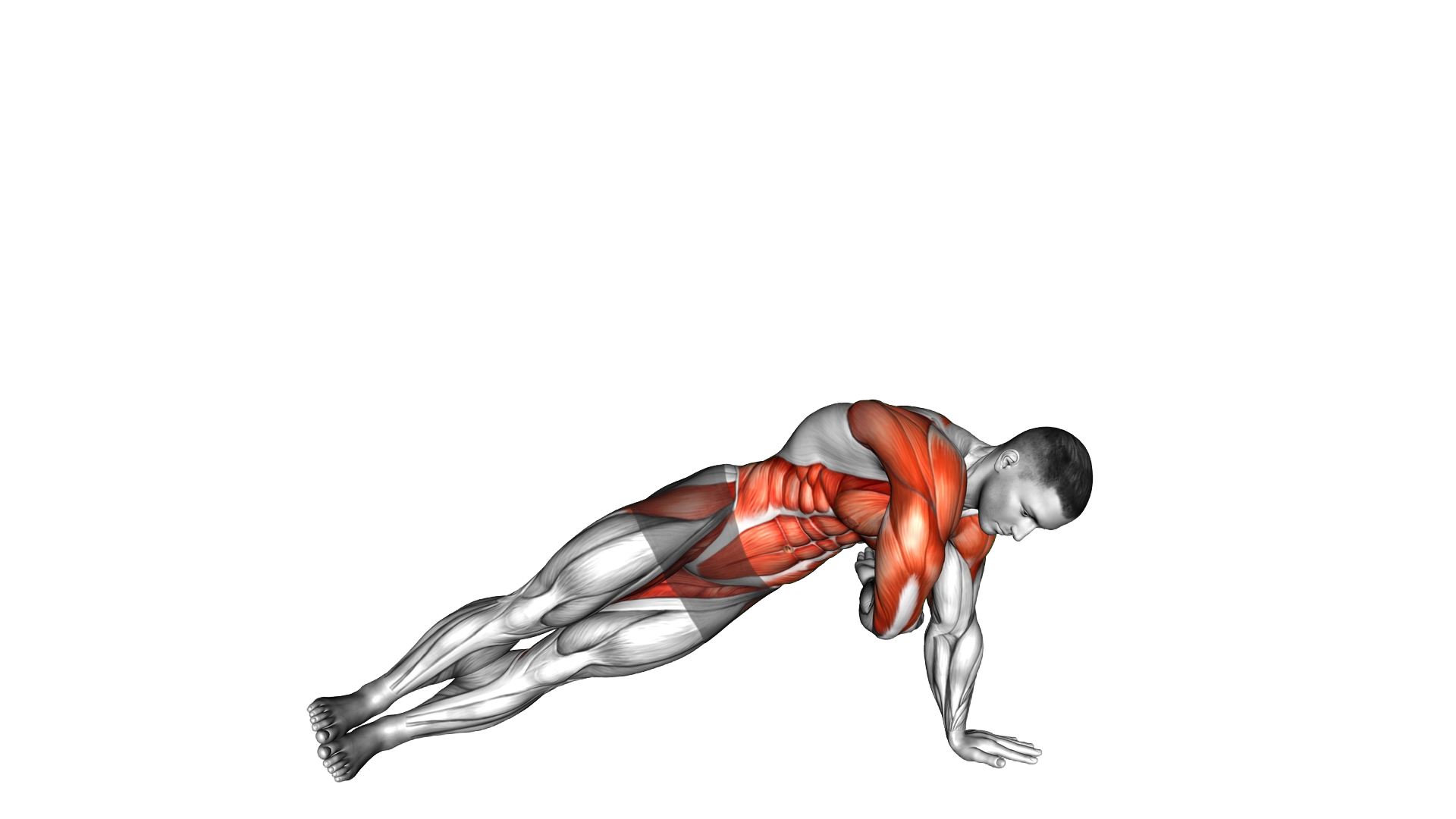 Rainbow Side Plank exercise demonstration