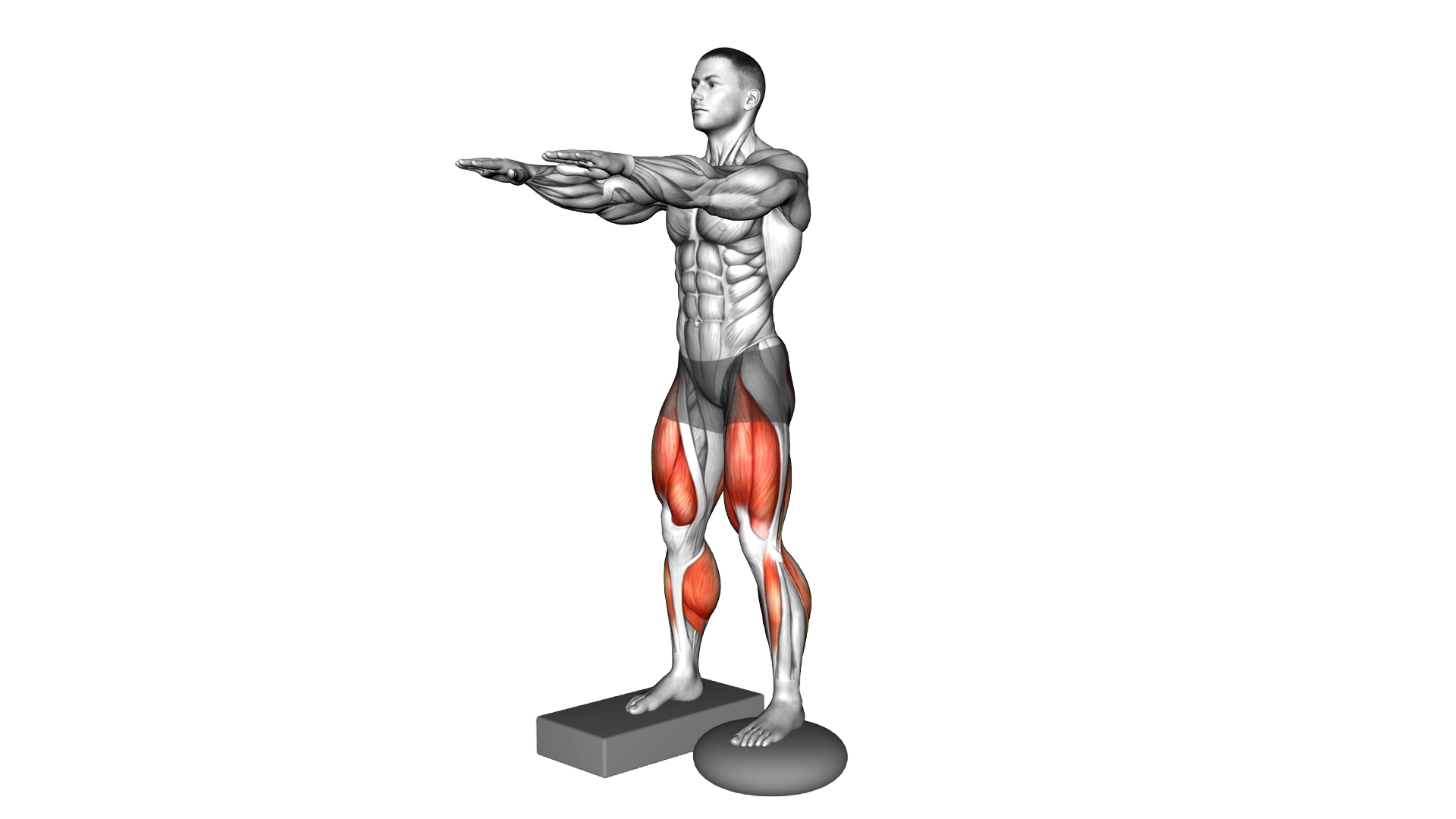 Bodyweight Balance Squat with Pillow exercise demonstration